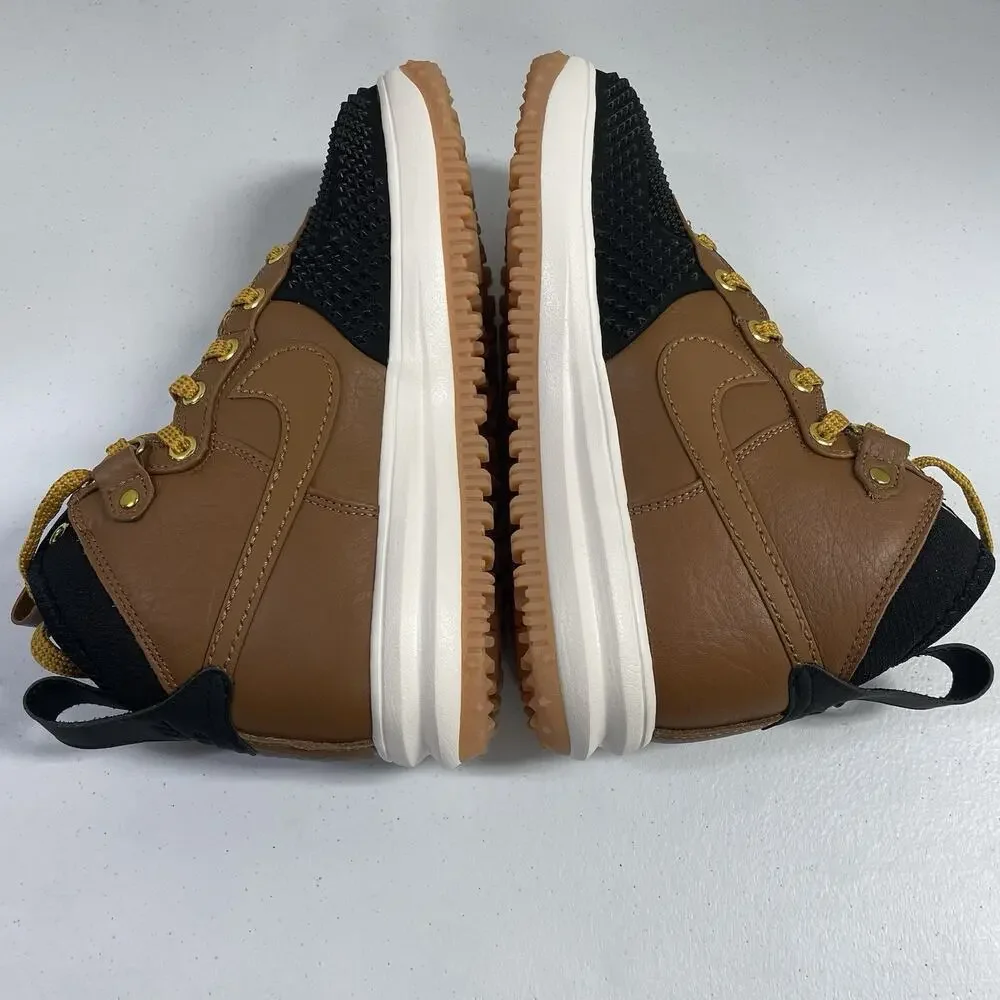 Nike Lunar Force 1 Duckboot Ale Brown Black 805899 202 Size 6.5 Men Size 8 Women